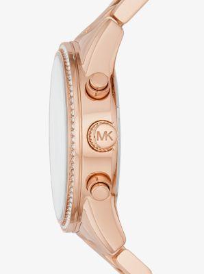 Oversized Pavé Logo -Tone Watch Product Image