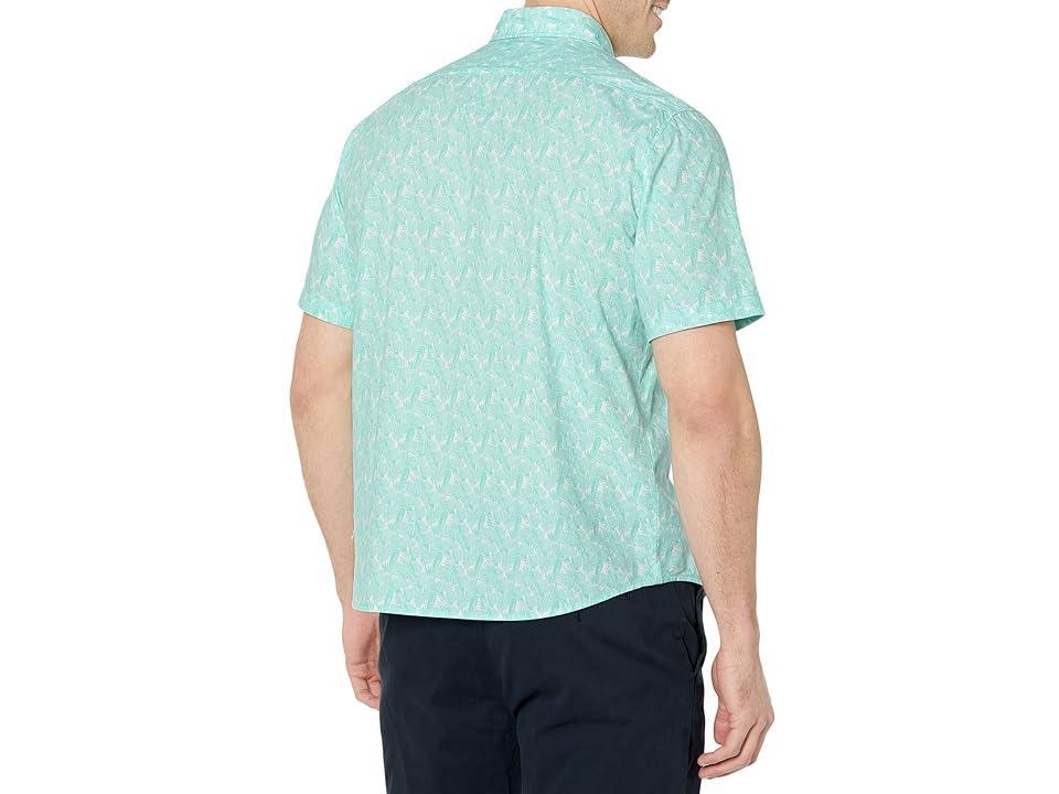 BOSS Rash Patterned Short Sleeve Button-Down Shirt (Training ) Men's Clothing Product Image