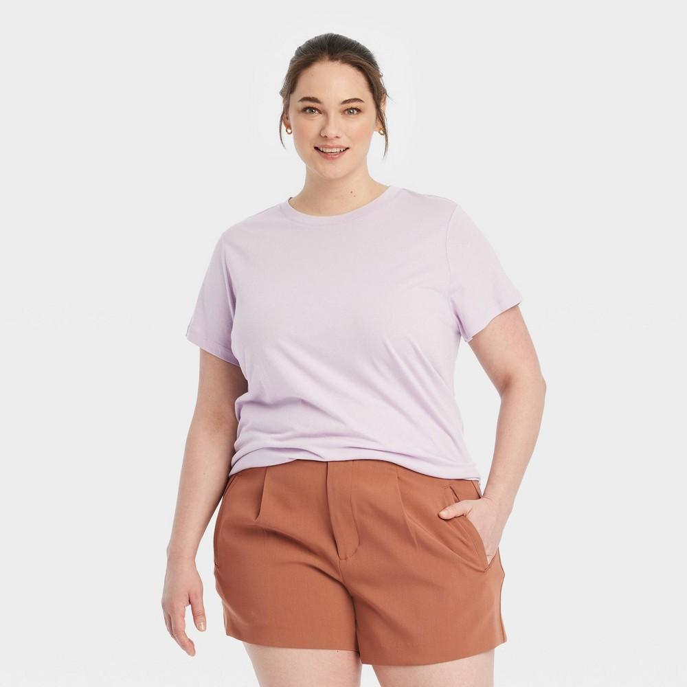 Womens Short Sleeve T-Shirt - A New Day Violet XXL product image