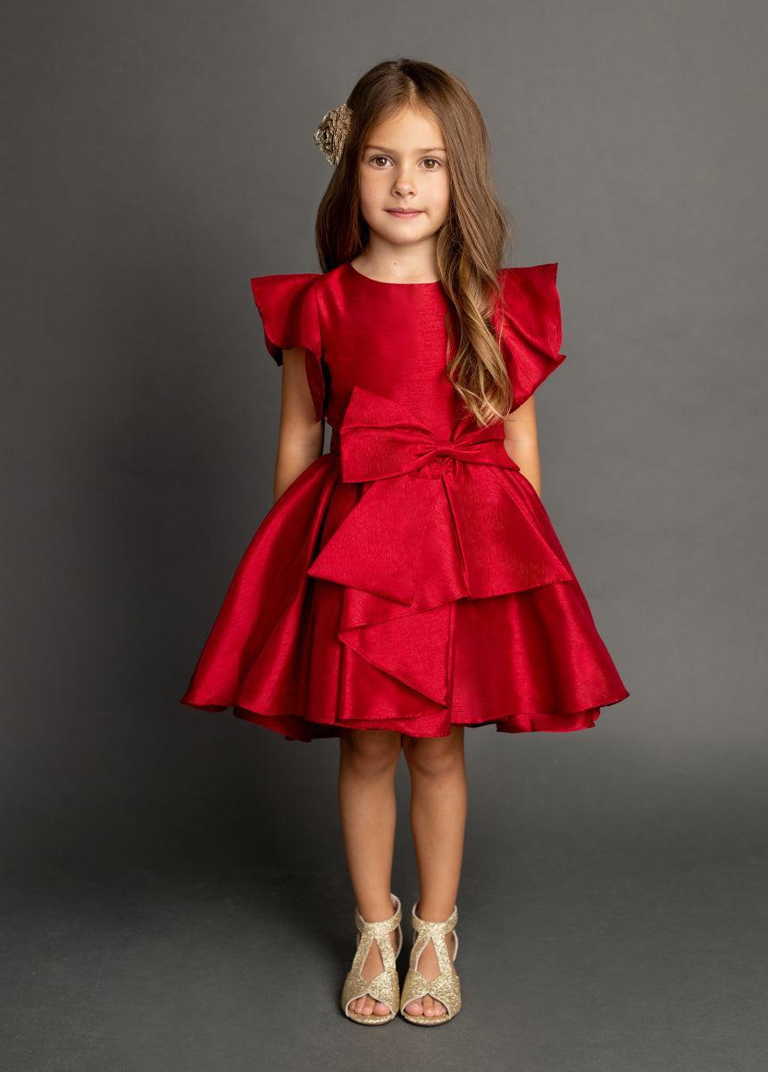 Camryn Dress in Scarlet Product Image