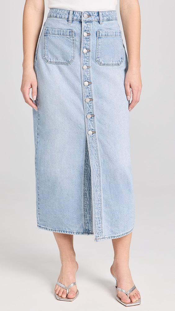 Rolla's Sailor Skirt Lyocell Blue | Shopbop Product Image