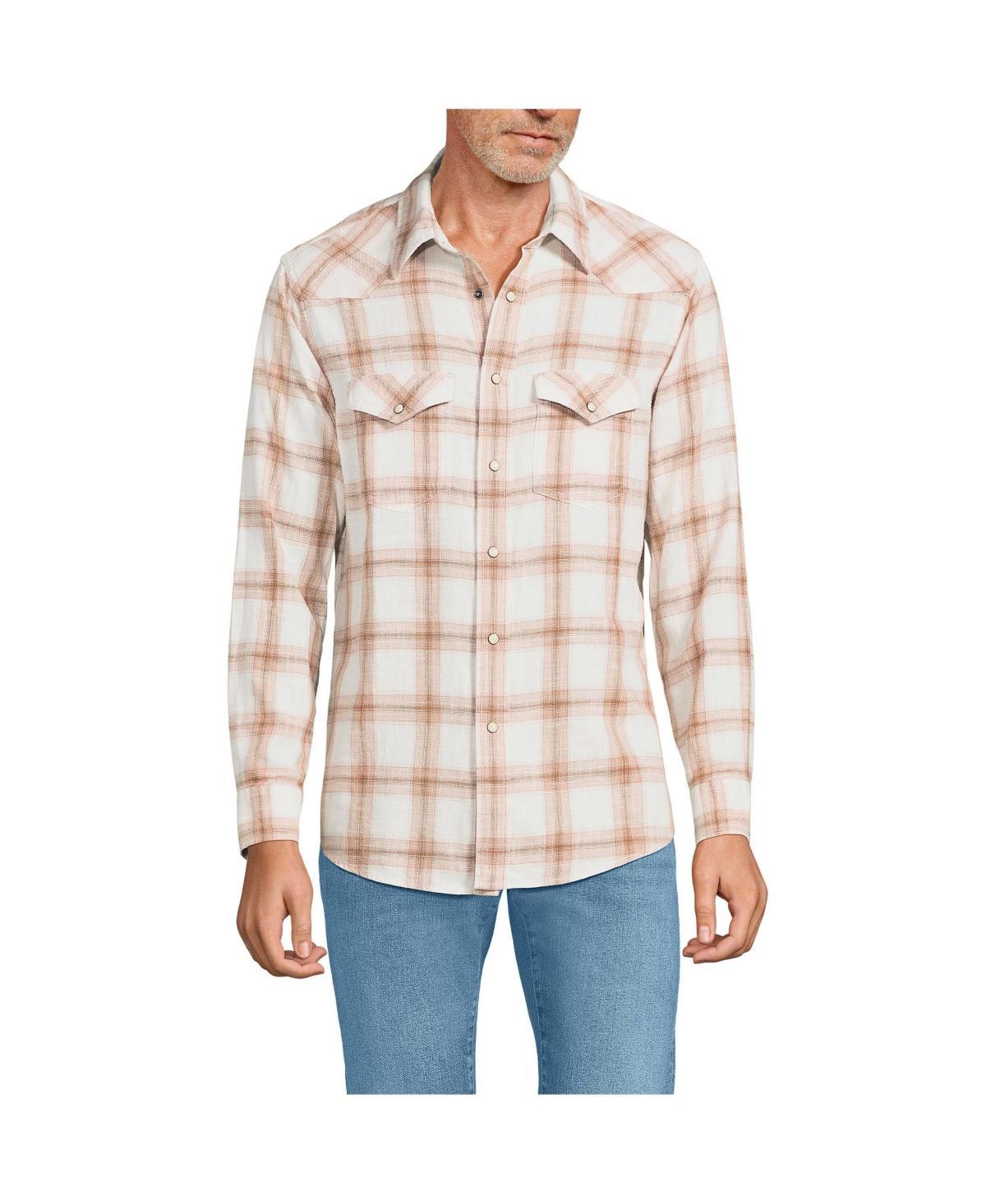 Lands End Mens Western Shirt Product Image