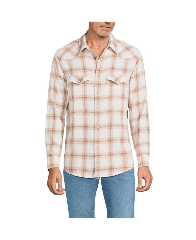 Lands End Mens Western Shirt Product Image