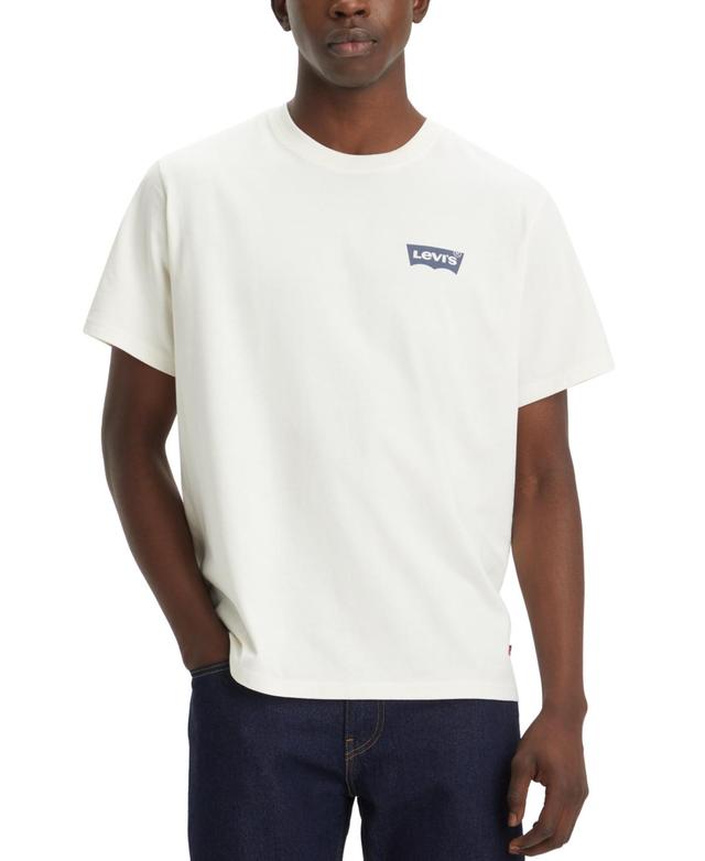 Levis Mens Relaxed-Fit Archival Western Wagon Logo Graphic T-Shirt Product Image