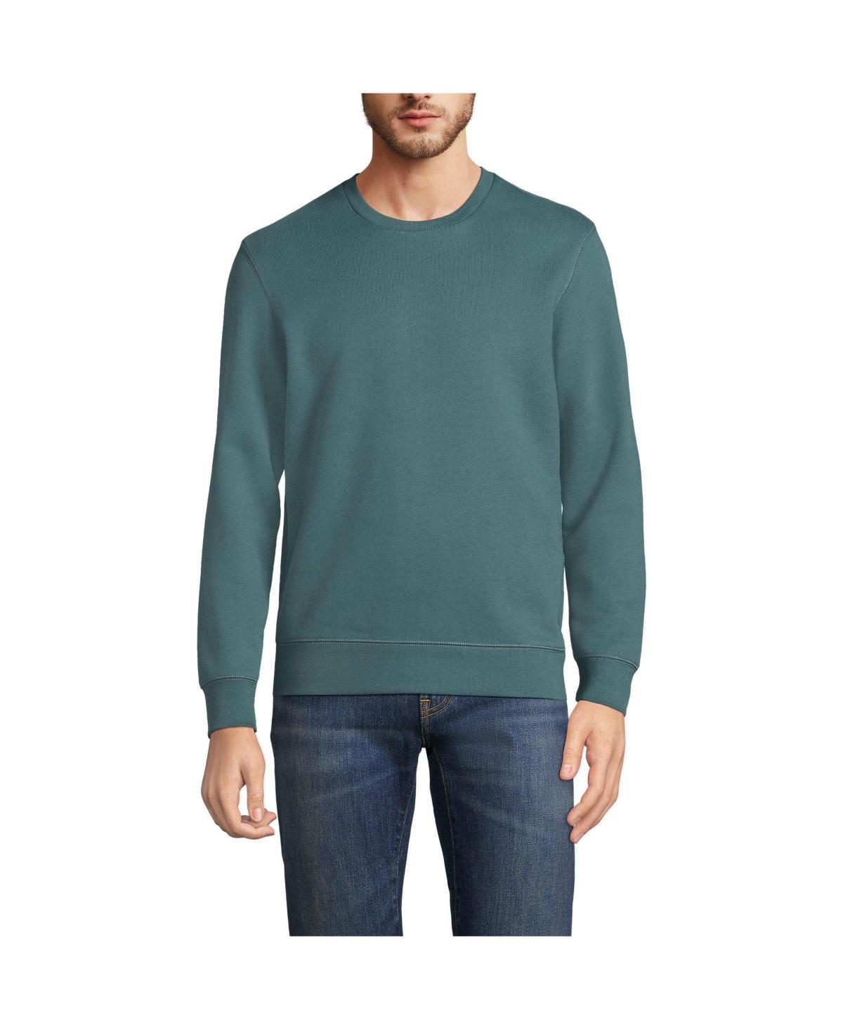 Lands End Mens Long Sleeve Serious Sweats Crew Sweatshirt Product Image