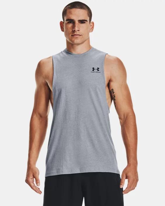 Men's UA Left Chest Cut-Off Tank Product Image