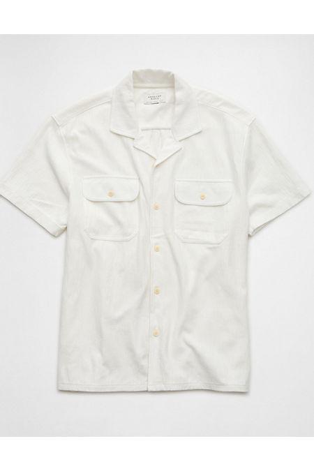 AE Button-Up Knit Shirt Mens Product Image