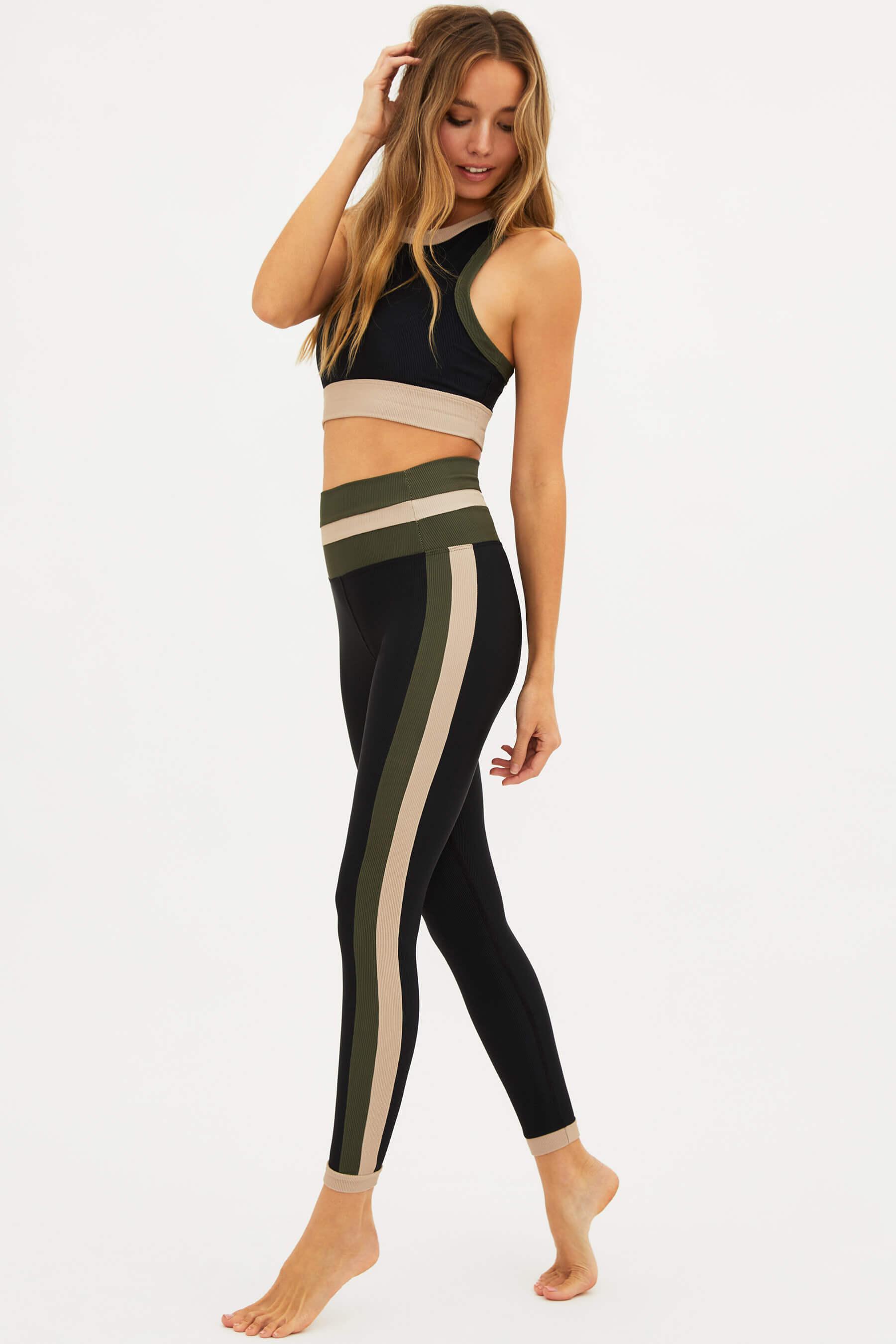 Melinda Legging Military Olive Colorblock Product Image