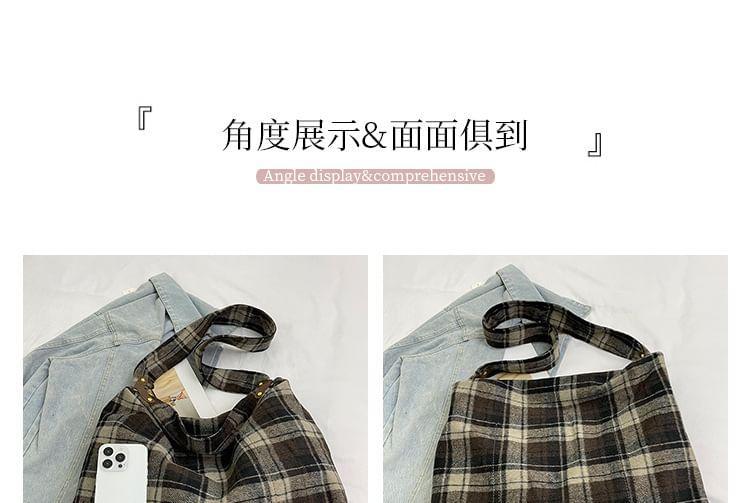 Plaid Tote Bag Product Image