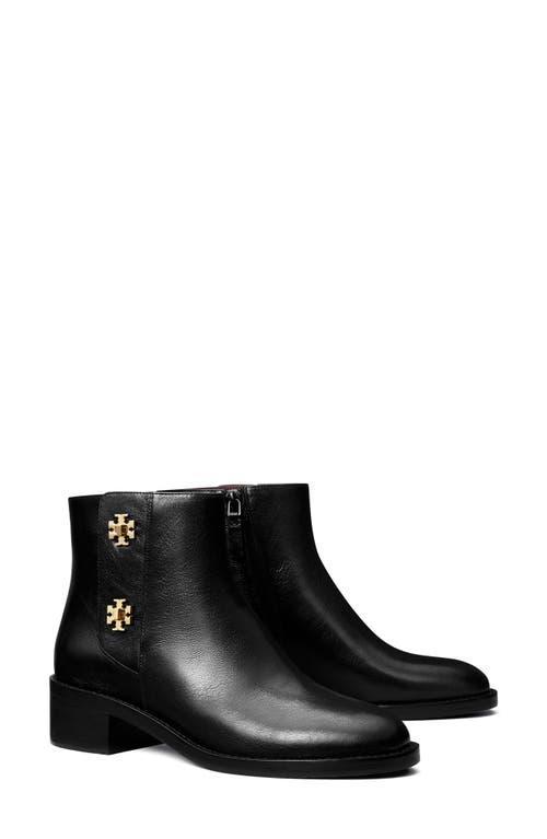 TORY BURCH T-lock Leather Ankle Boots In Perfect Black Product Image