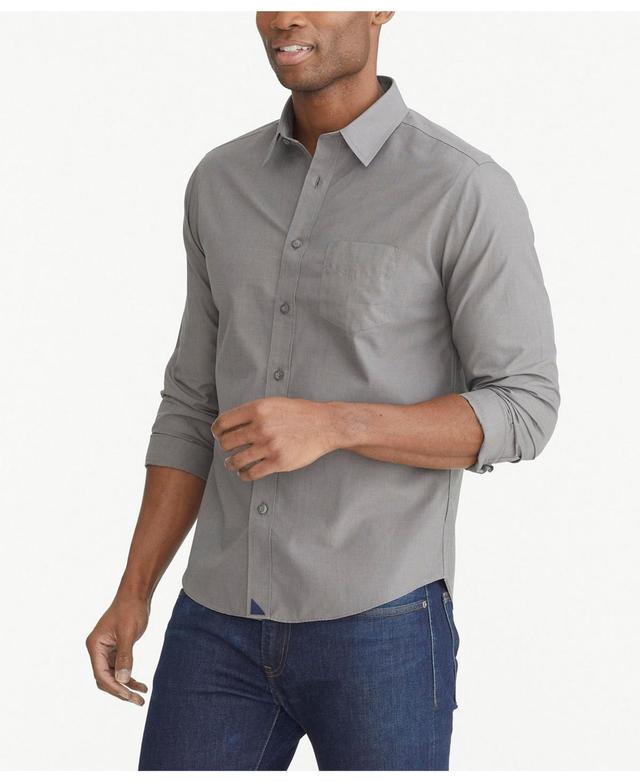 UNTUCKit Sangiovese - Wrinkle Free (Grey) Men's Clothing Product Image