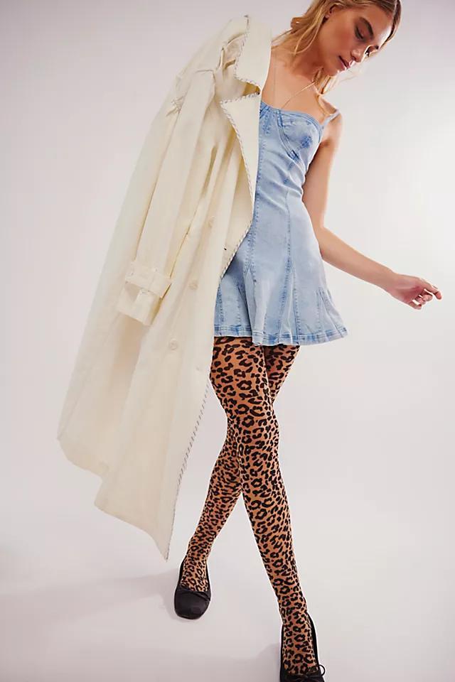 Seeing Spots Leopard Tights Product Image