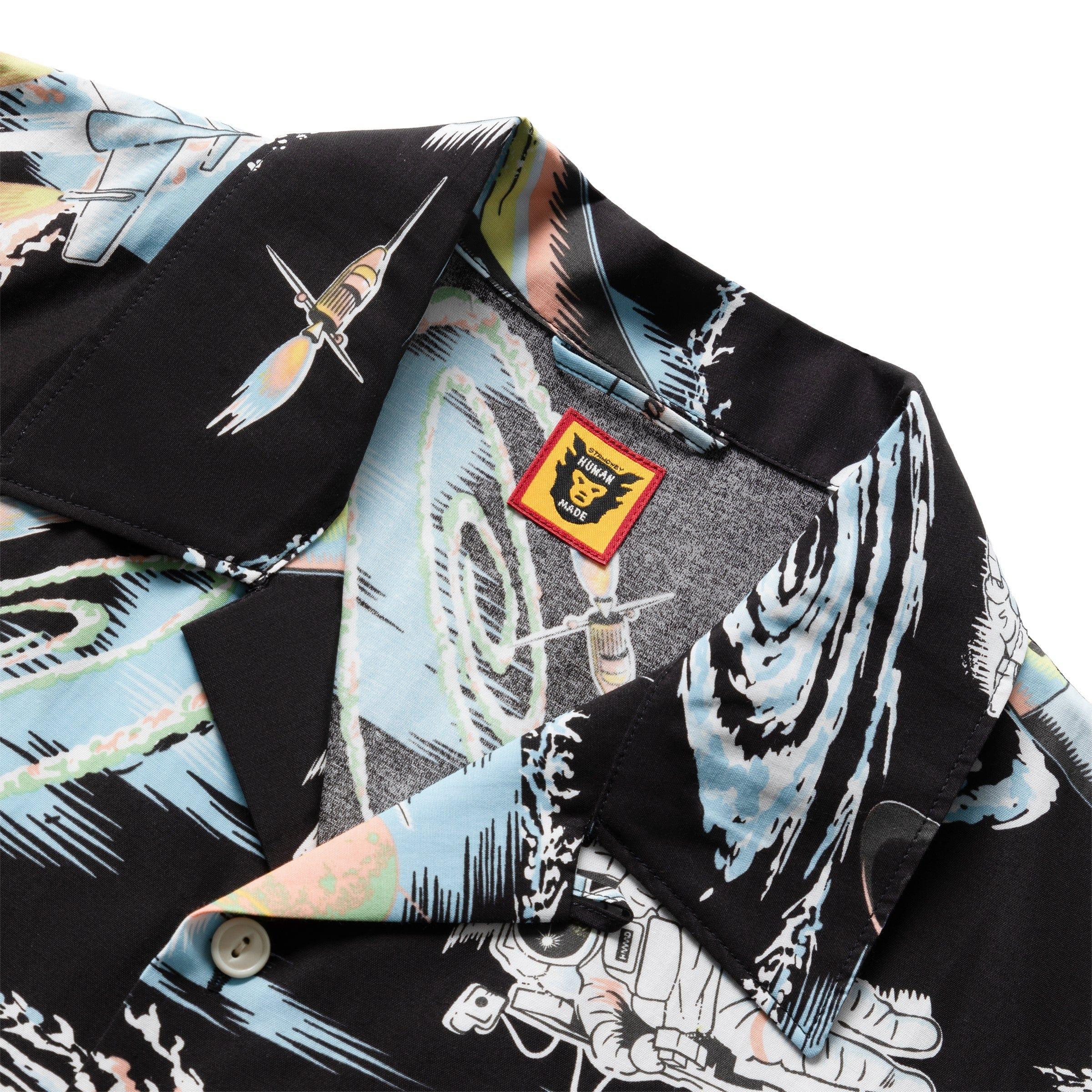 GRAPHIC ALOHA SHIRT BLACK | Bodega Product Image