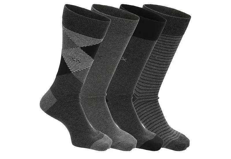 Calvin Klein Men's Dress Crew Argyle Socks 4 Pairs Product Image