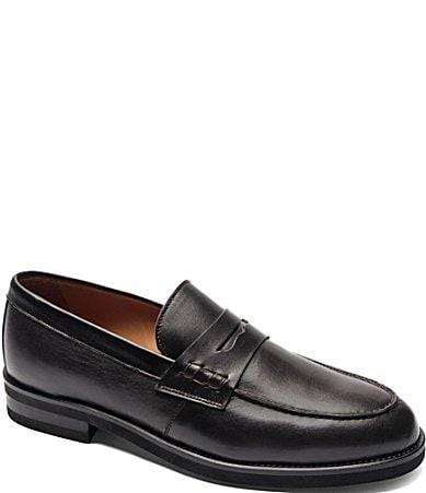 Bruno Magli Mens Carter Leather Penny Loafers Product Image