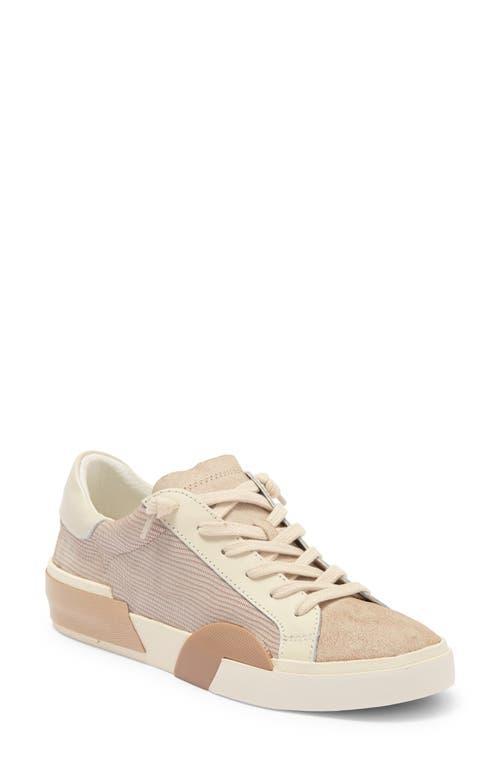 Zina Sneaker In White/tan Leather Product Image