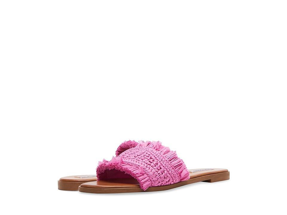 Steve Madden Lakeshore Raffia Slide Sandals Product Image