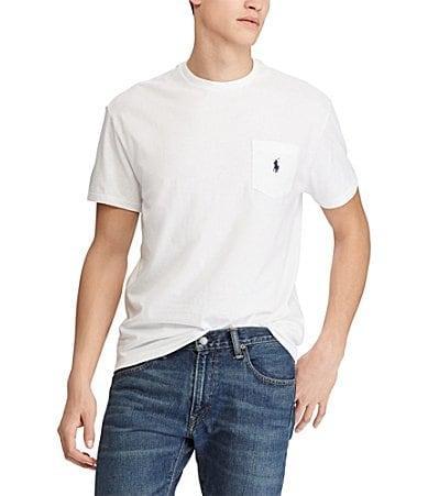 Polo Ralph Lauren Big  Tall Classic-Fit Jersey Pocket Crewneck T Product Image