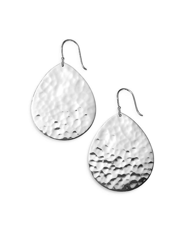 Ippolita Classico Crinkle Medium Teardrop Earrings Product Image