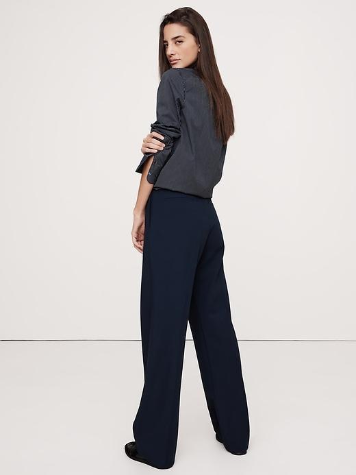 High-Rise Modern Straight Refined Pant Product Image