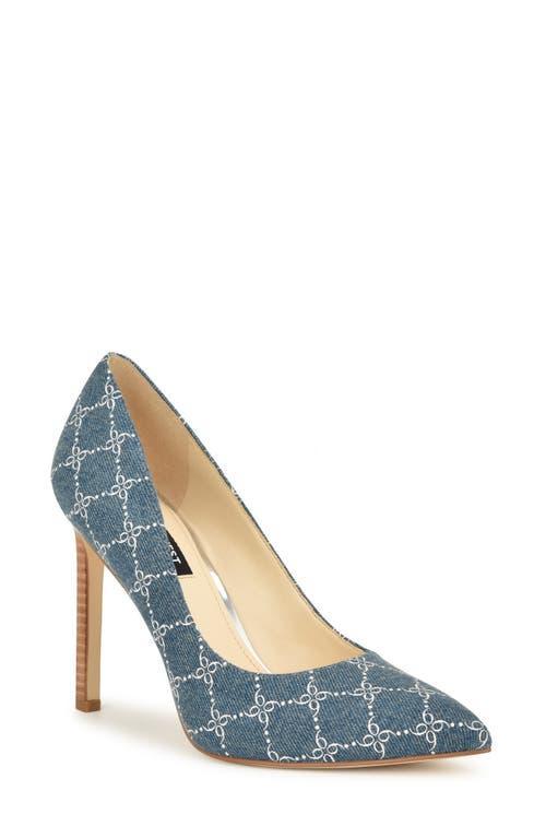 Nine West Tatiana Womens Heels Med Blue Product Image