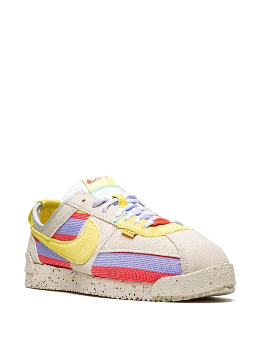 X Union Cortez "lemon Frost" Sneakers In Multicolor Product Image