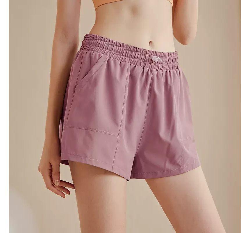 Mock Two-Piece Sweat Shorts Product Image