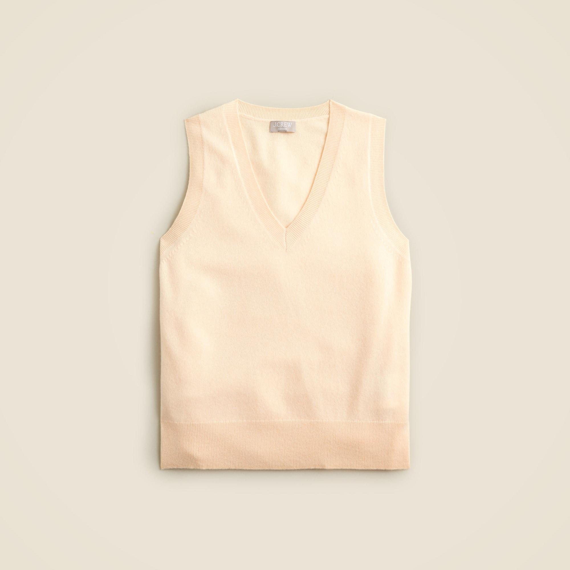 Cashmere V-neck sweater-vest product image