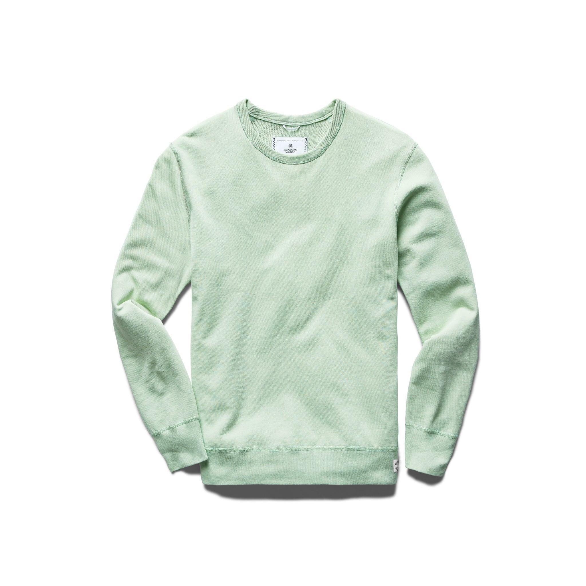 Lightweight Terry Slim Crewneck Male Product Image