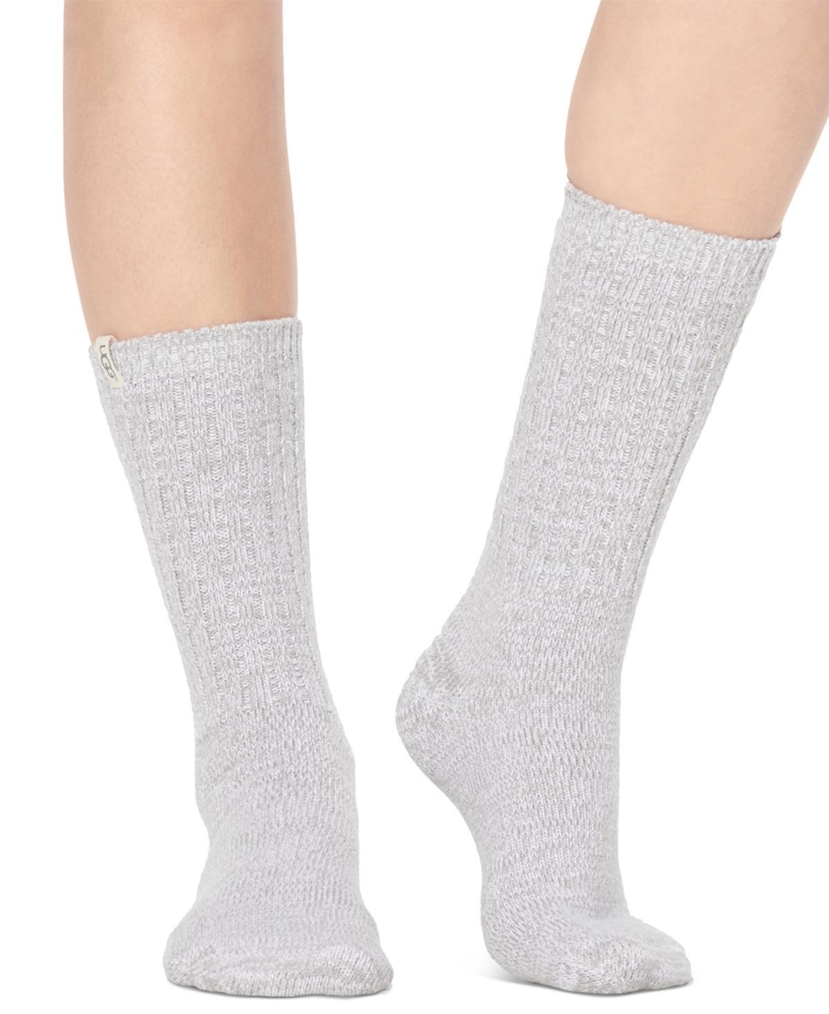 Ugg Womens Rib-Knit Slouchy Crew Socks Product Image