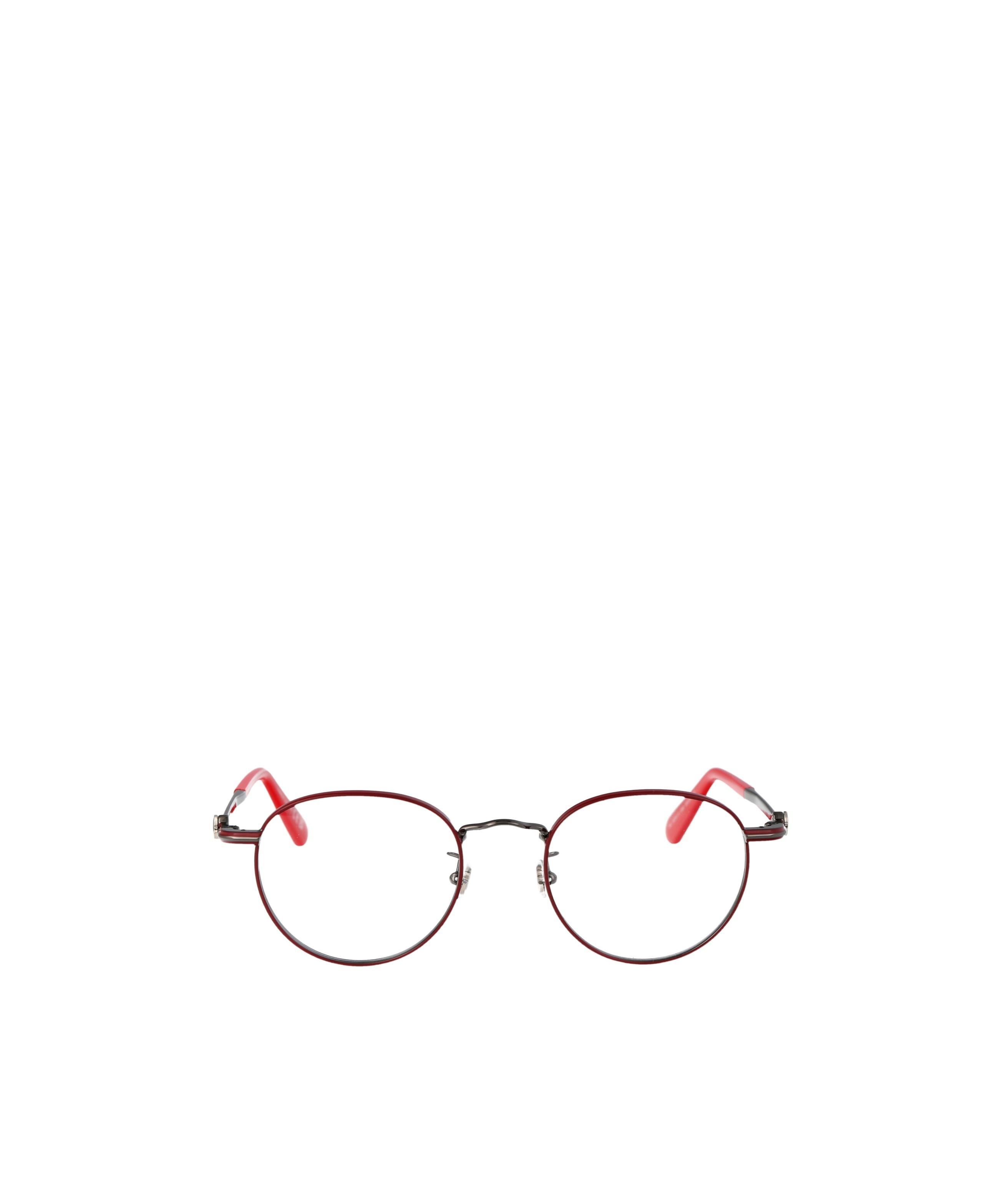 MONCLER Round-frame Glasses In Red Product Image