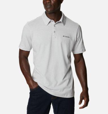 Columbia Mens Thistletown Hills Logo-Print Tech Polo Shirt Product Image