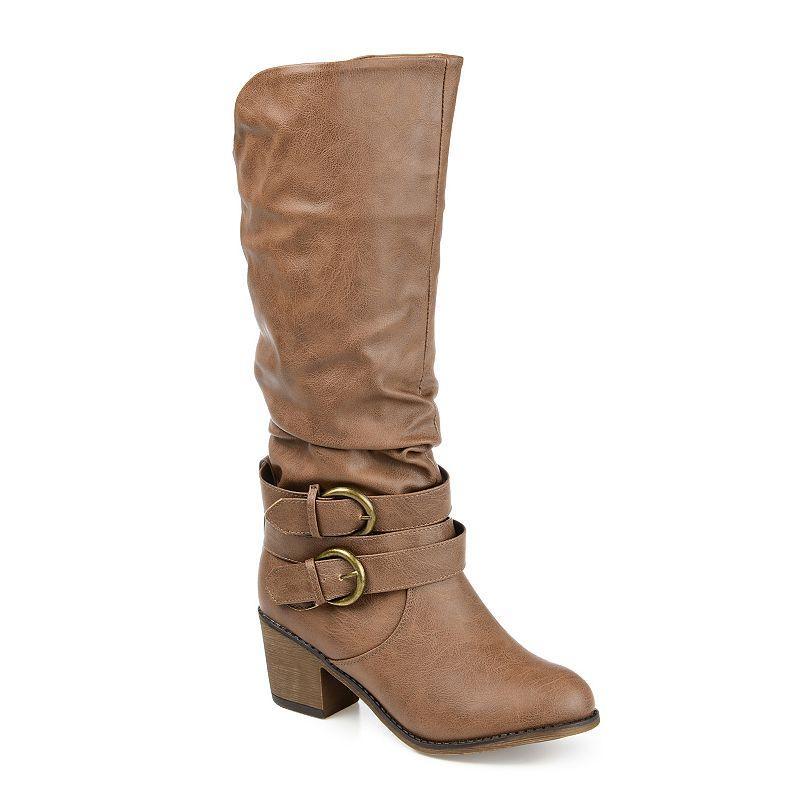 Journee Collection Late Womens Tall Boots, Girls Brown Product Image