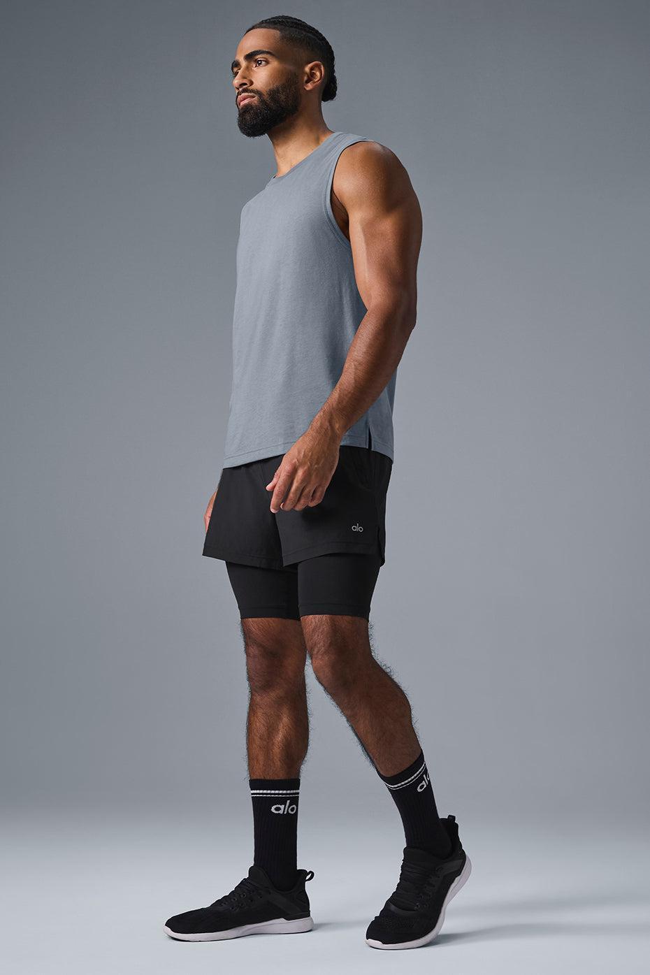 The Triumph Muscle Tank - Steel Grey Male Product Image