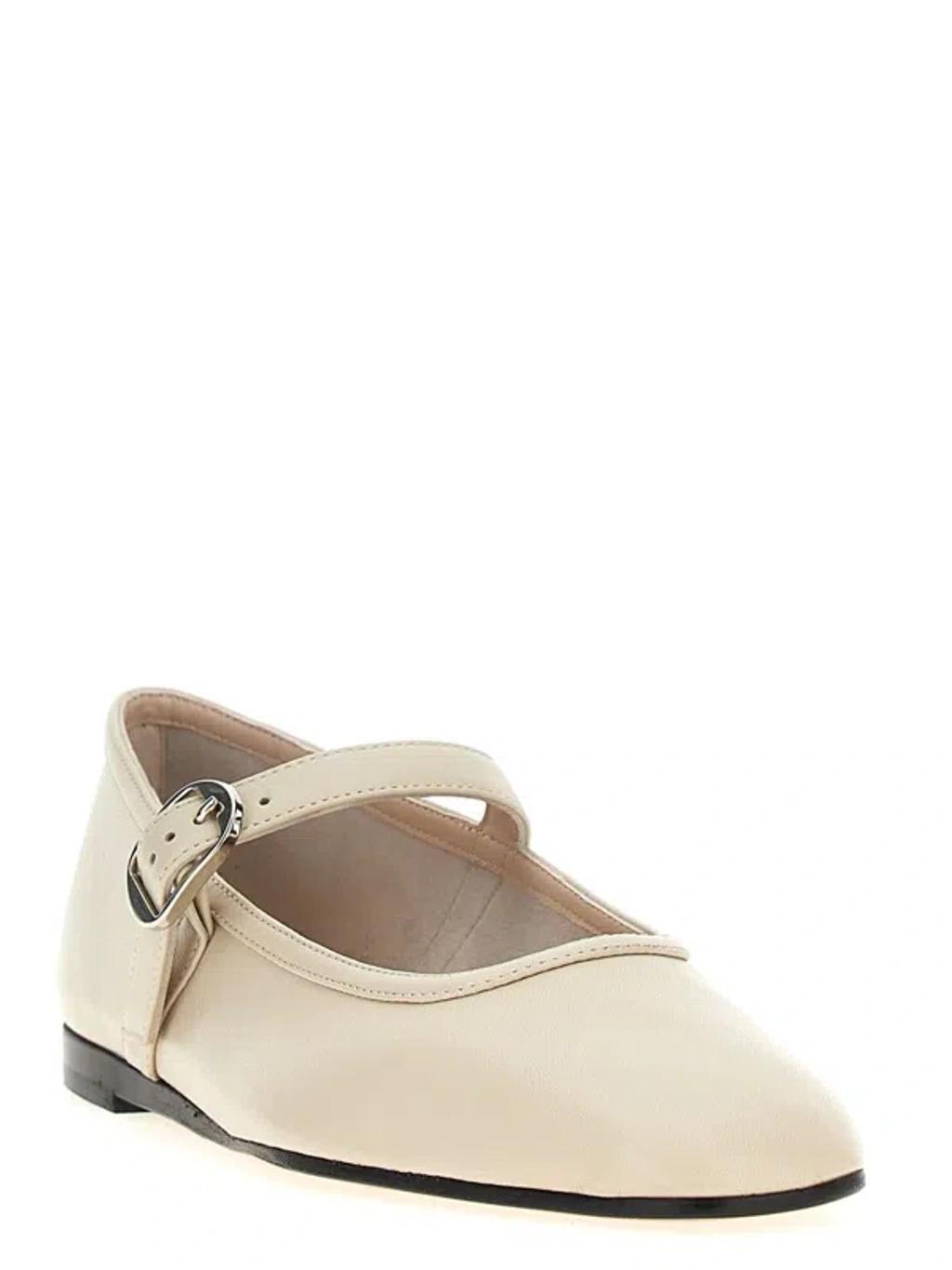 Flat Shoes In Beige Product Image