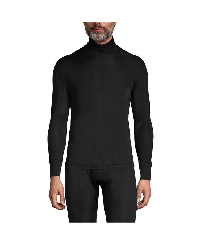 Lands End Mens Silk Long Underwear Turtleneck Product Image