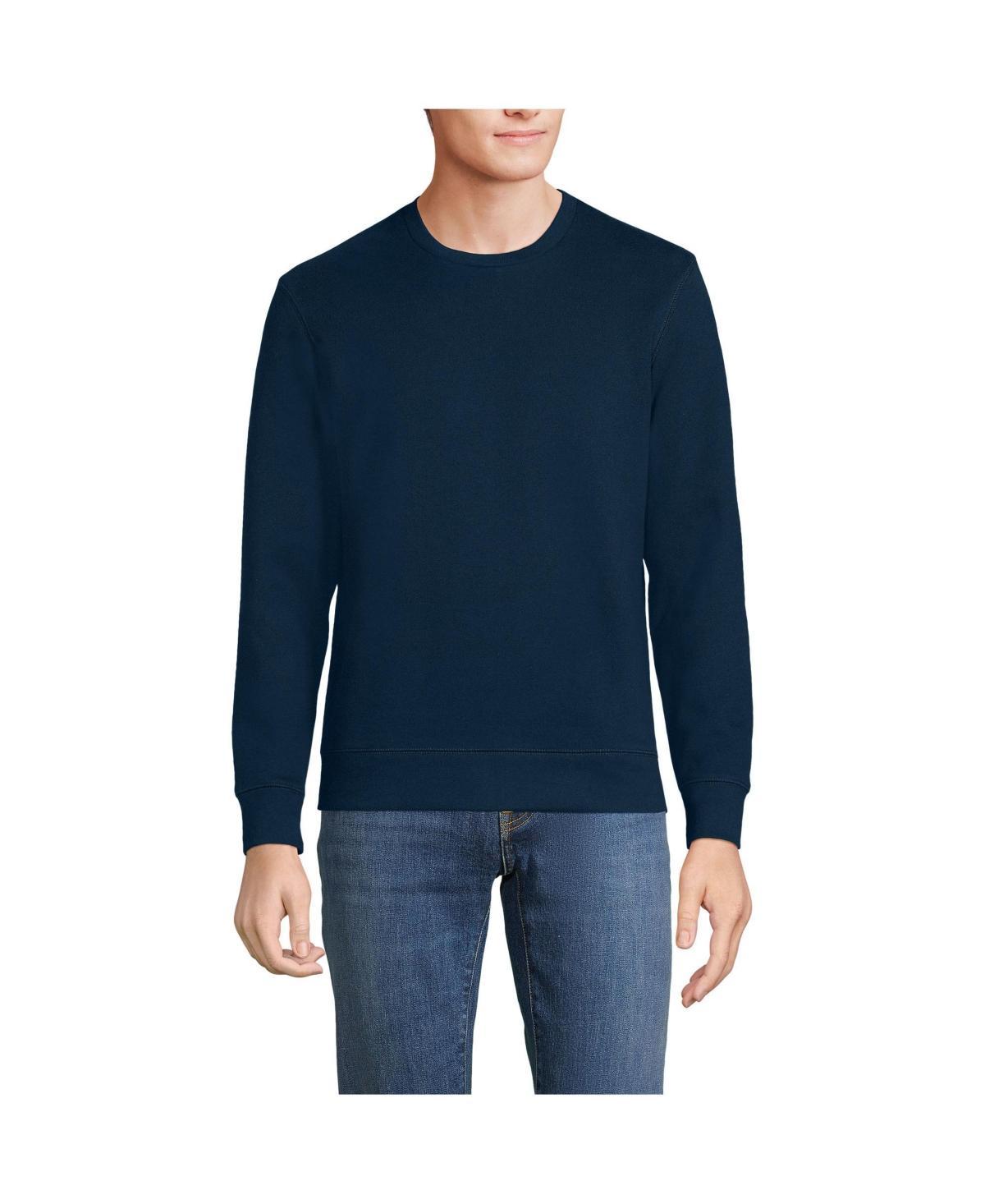 Lands End Mens Long Sleeve Serious Sweats Crew Sweatshirt Product Image