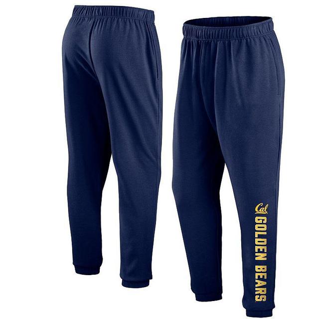 Mens Fanatics Branded Cal Bears Chop Block Fleece Sweatpants Blue Product Image