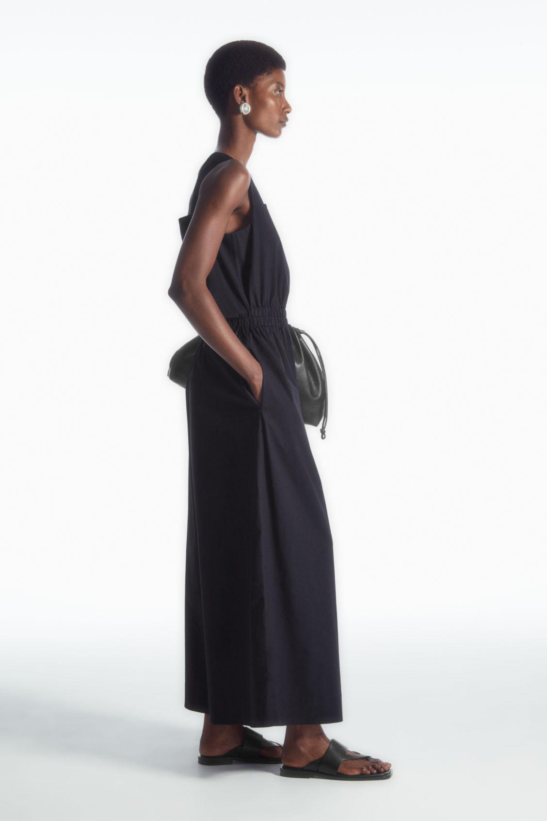 GATHERED OPEN-BACK JUMPSUIT Product Image