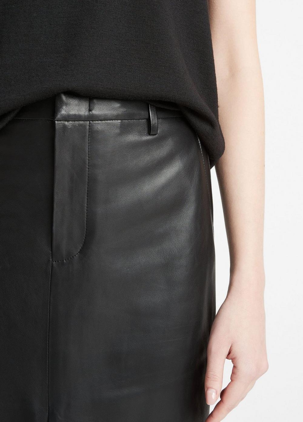 Leather Trouser Skirt Product Image