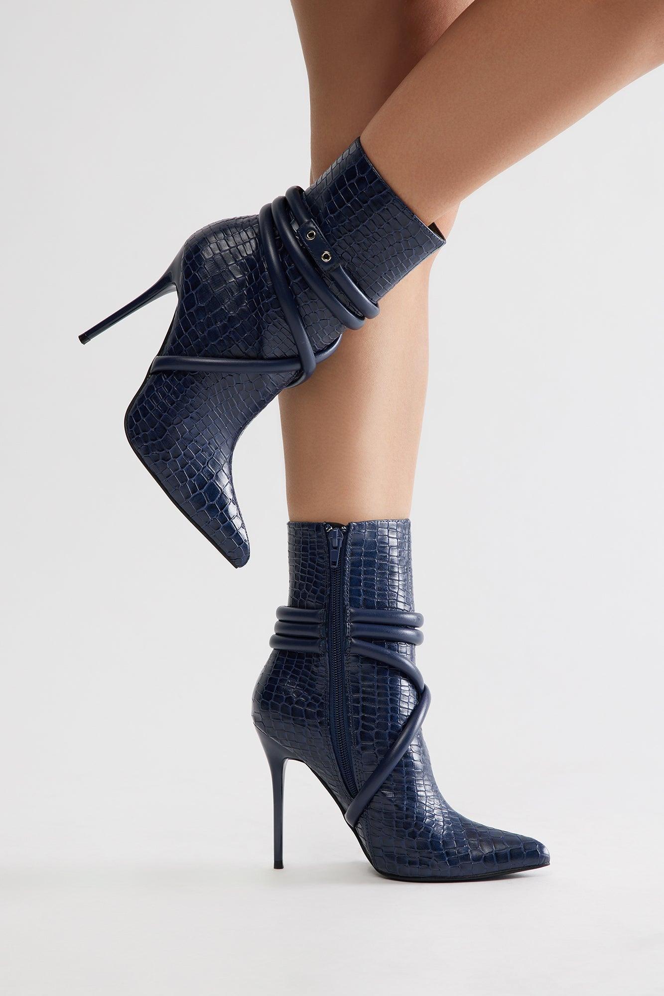 Camryn Booties - Navy Product Image