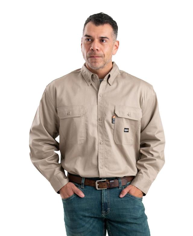 Berne Mens Flame Resistant Button Down Long Sleeve Work Shirt Product Image