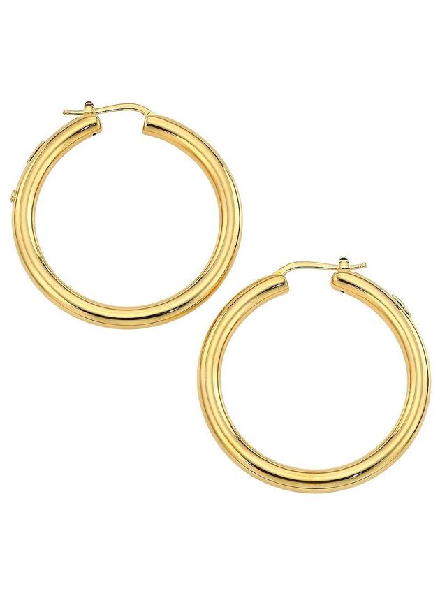 Roberto Coin Classico Oro Classic Hoop Earrings Product Image