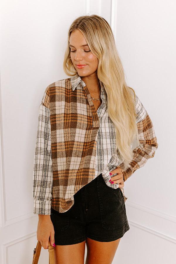 Seasonal Snuggles Flannel Top product image