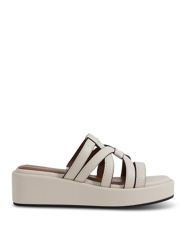 Reiss Womens Naya Square Toe Strappy Platform Sandals Product Image