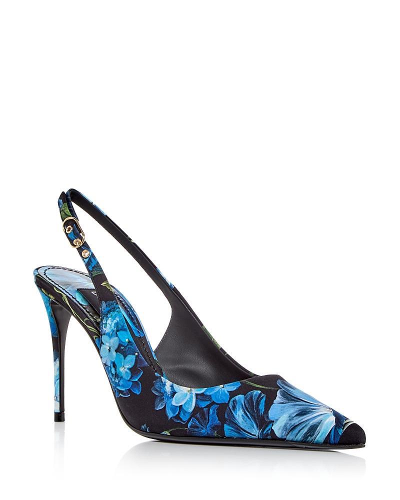 Dolce & Gabbana Lollo Floral Slingback Pump Product Image