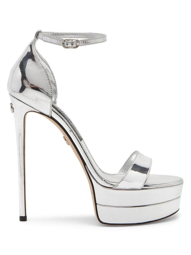 Dolce & Gabbana Kiera Metallic Platform Sandal Product Image