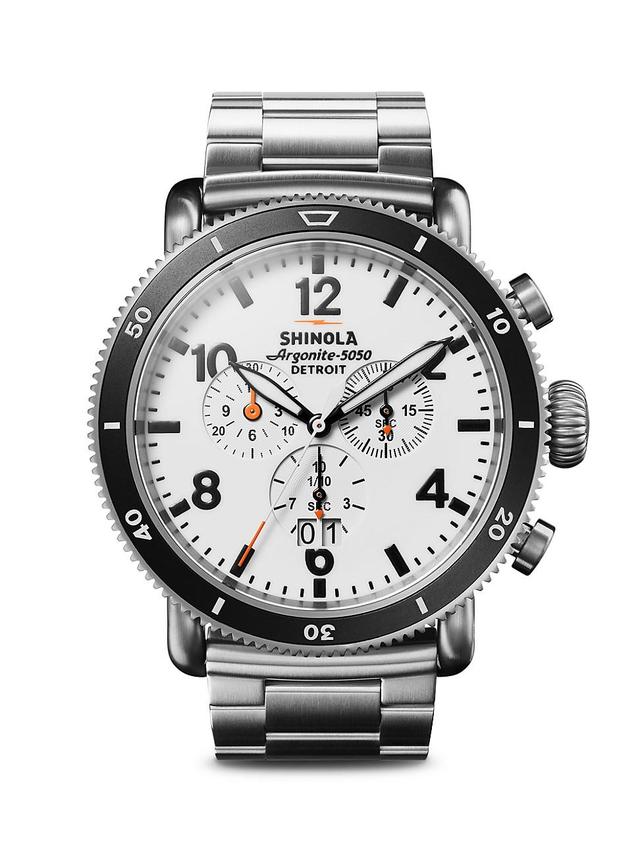 Mens The White Hurricane Titanium Bracelet Watch Product Image