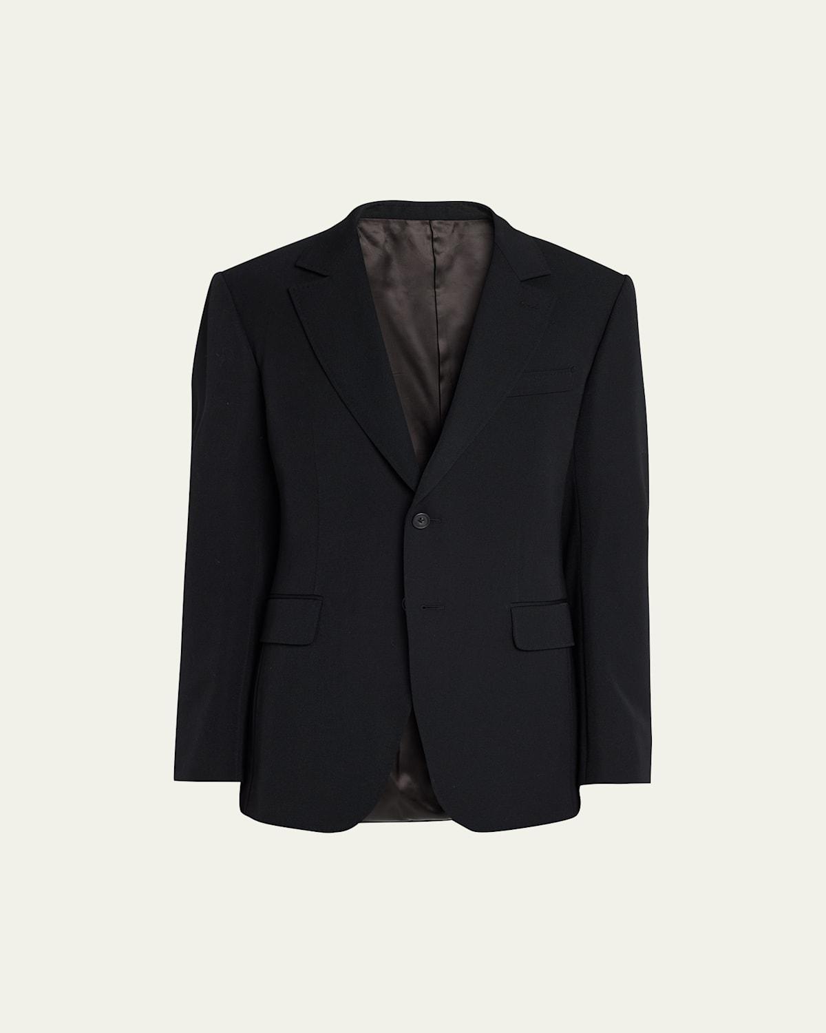 Mens Solid Wool Suit Jacket product image