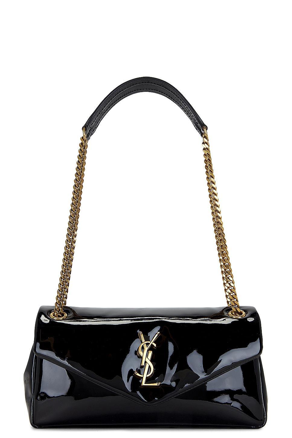 Saint Laurent Calypso Chain Bag in Black Product Image